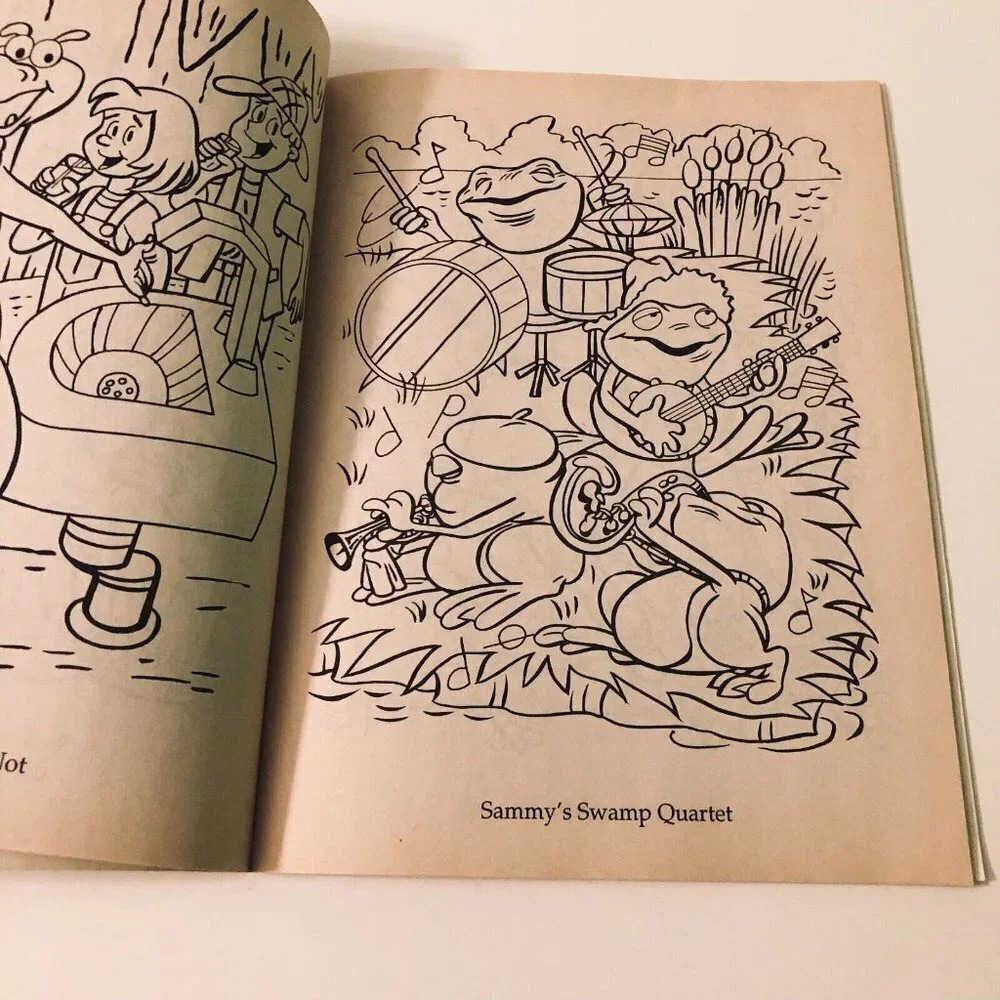 Vintage 1995 The  Adventures of Dudley The Dragon Coloring and Activity Books - Picture 7 of 16